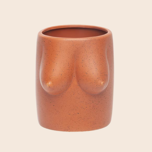 Vase boobs terracotta