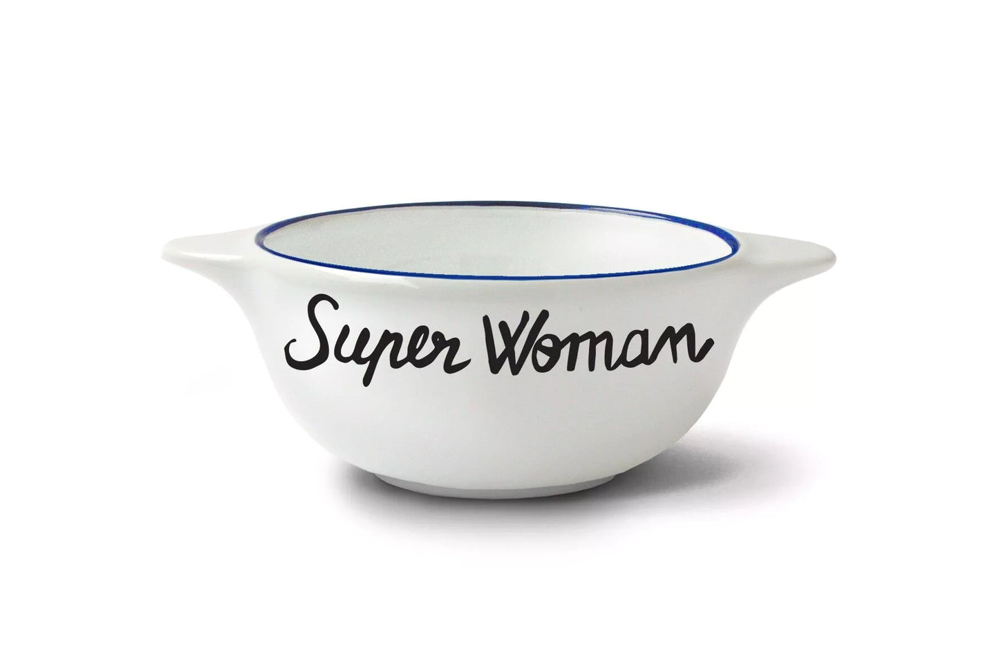 Bol Breton faïence "Super Woman"