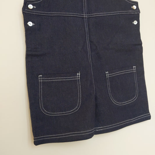 Salopette courte jeans